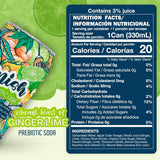 Lunish Prebiotic Soda — Ginger Lime
