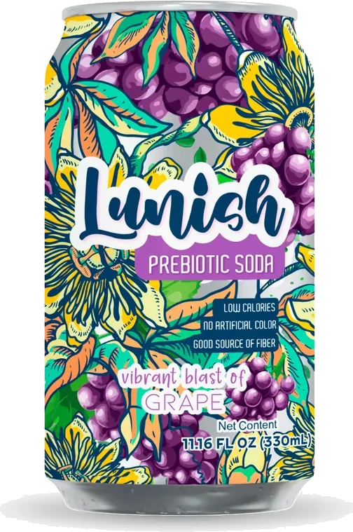 Lunish Prebiotic Soda — Grape