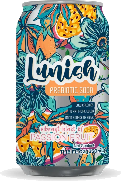 Lunish Prebiotic Soda — Passion Fruit