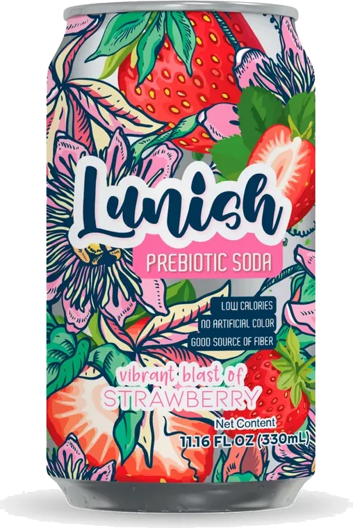 Lunish Prebiotic Soda — Strawberry