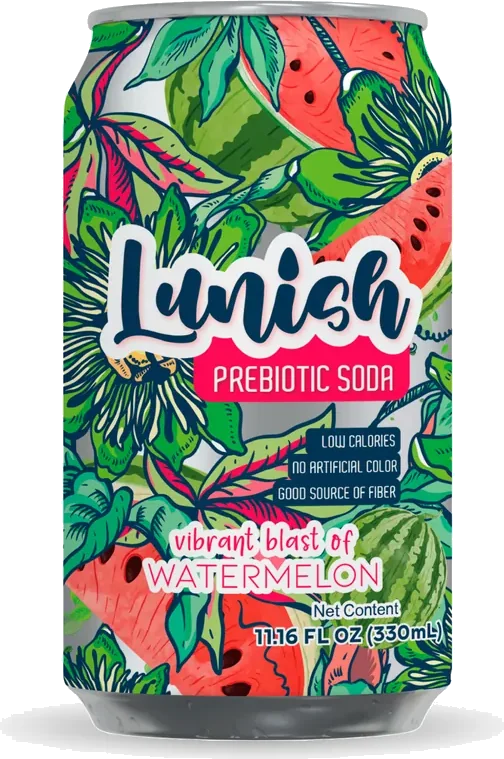 Lunish Prebiotic Soda — Watermelon