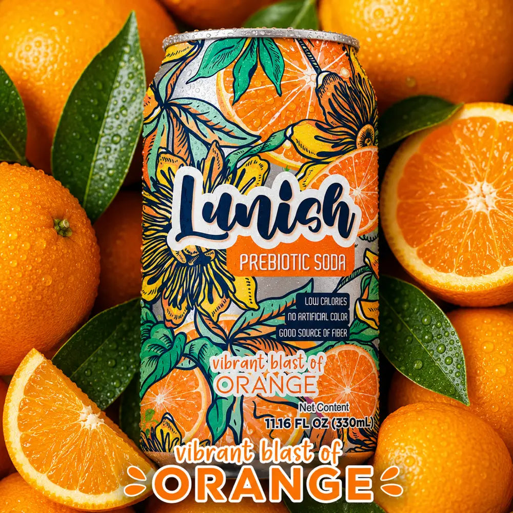 Lunish Prebiotic Soda — Orange